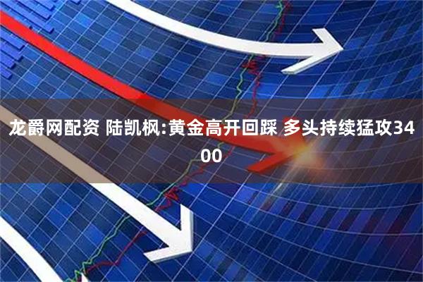 龙爵网配资 陆凯枫:黄金高开回踩 多头持续猛攻3400